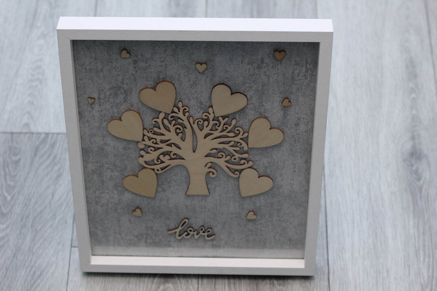 Forever Ours Personalised Family Heart Frame